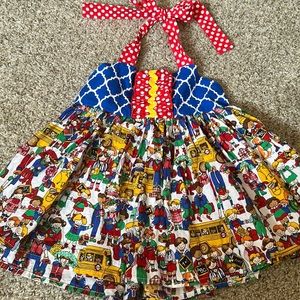 Sweet Petunia Clothing back to school halter top